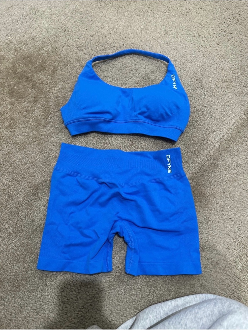 Blue DFYNE Workout Set